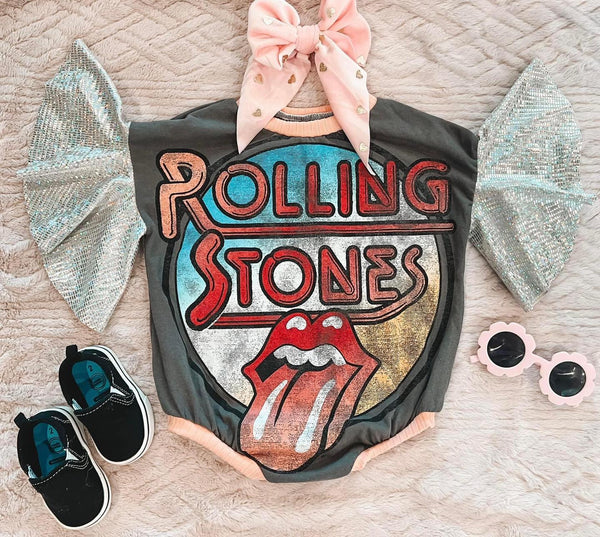 Baby Rolling Stones Romper