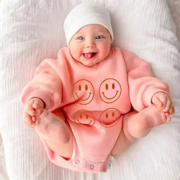 Baby Smiley Print Romper