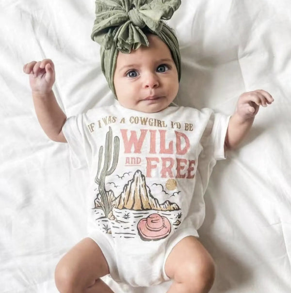 Baby Wild And Free Baby Romper