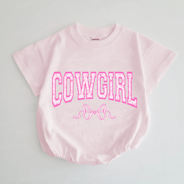 Baby Cowgirl Bow Romper