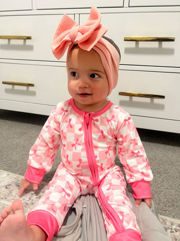 Baby Girl Bow Jumpsuit