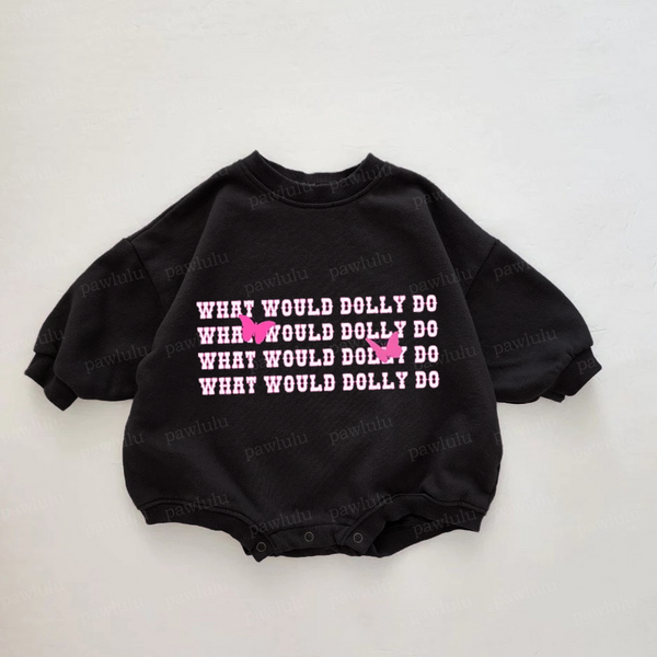 Baby What Would Dolly Do Romper