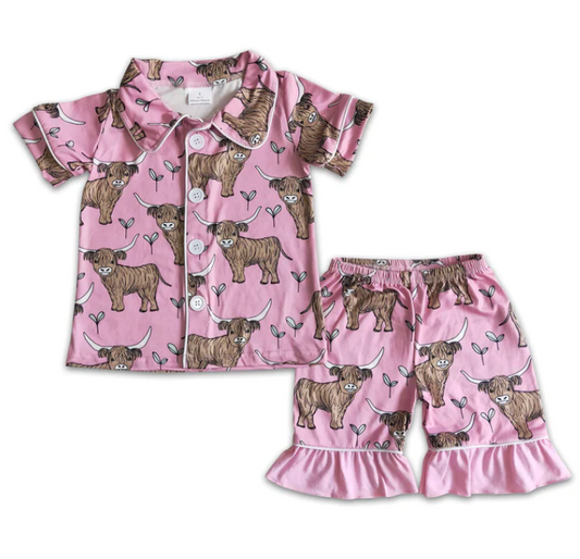 Kid Cow Pajamas Set