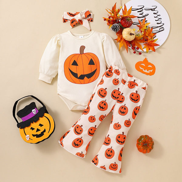 Baby Halloween Pumpkin Suit