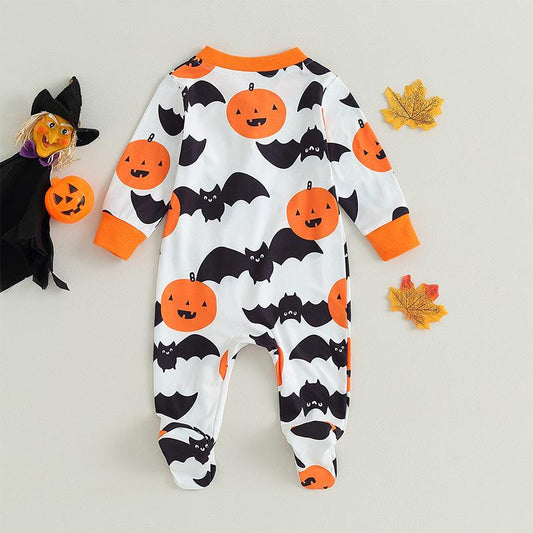 Newborn Baby Halloween Jumpsuit Pajamas