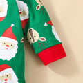 Santa Claus Zipper Jumpsuit Pajamas