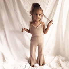 2-Piece Girl's Solid Color Vest Suit pawlulu