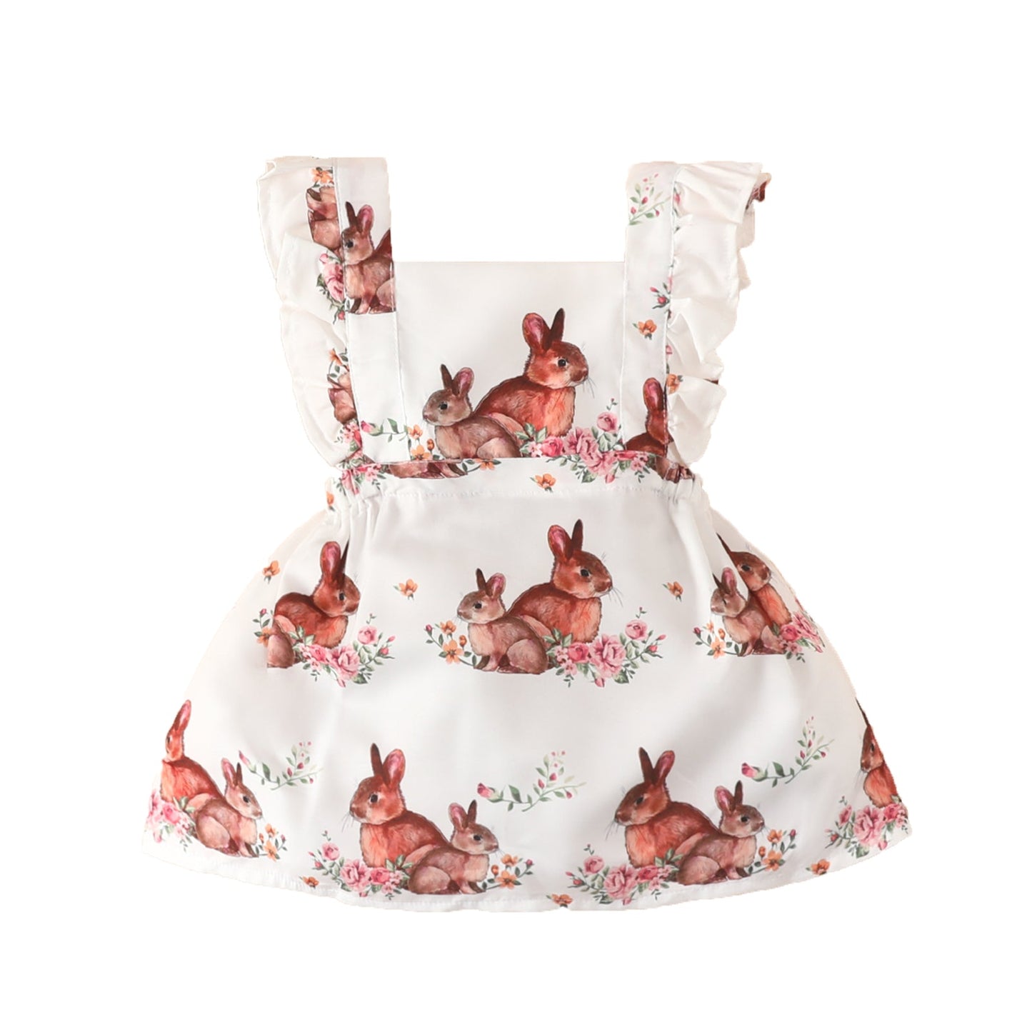 Bunny Flutter-sleeve Dresses Pawlulu