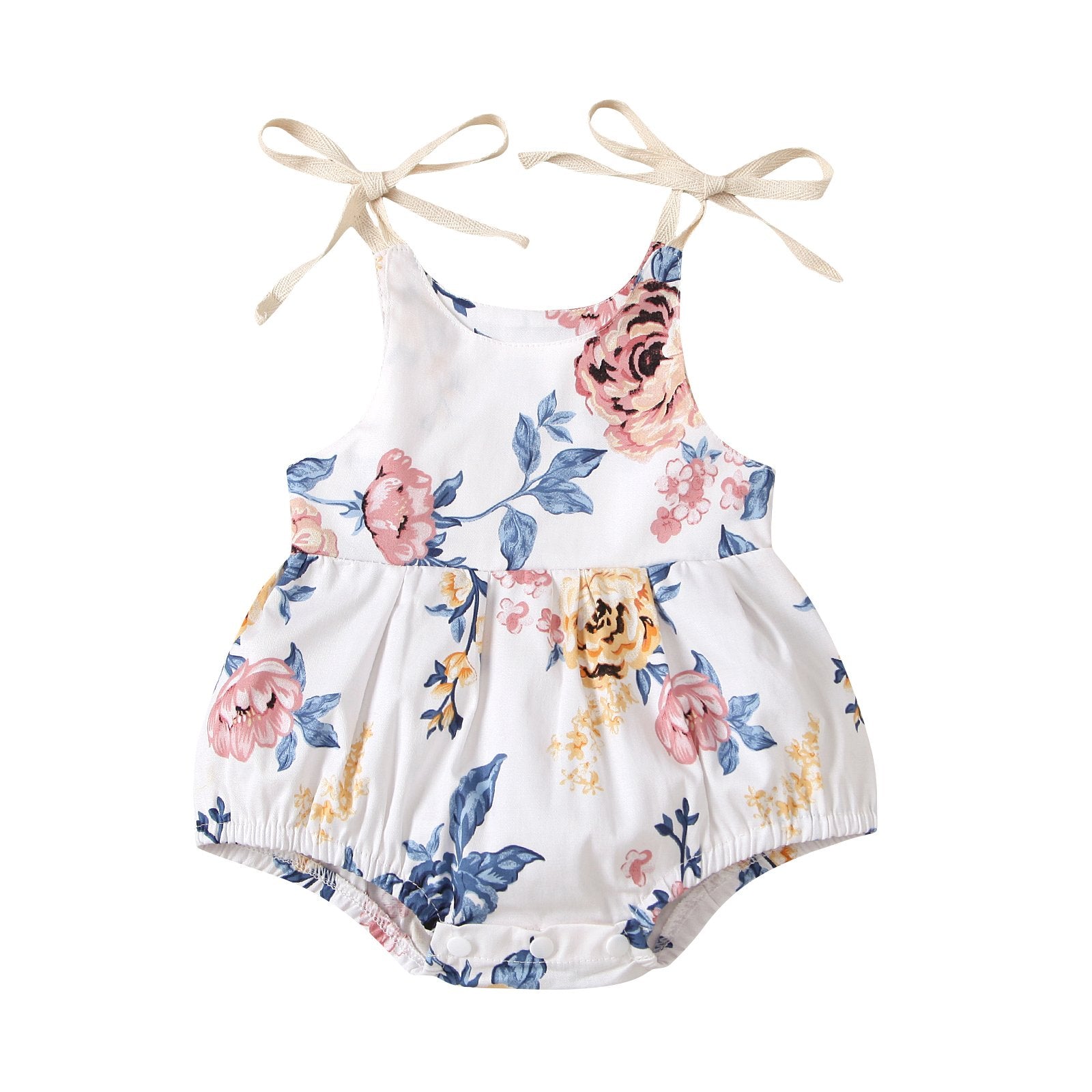 Baby Girl Floral Romper Pawlulu