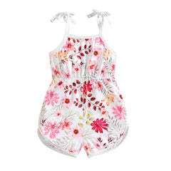 Toddler Girl Printed Jumpsuit Pawlulu