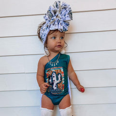 Baby Sassy Cowboy Romper pawlulu