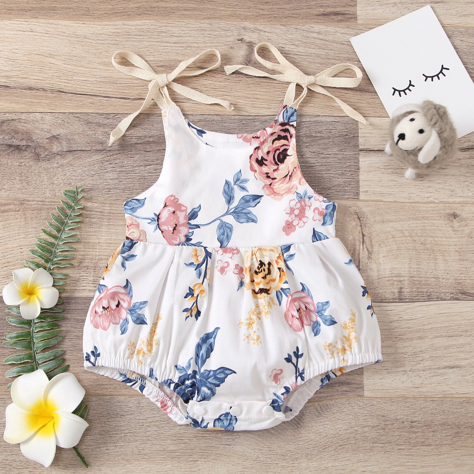 Baby Girl Floral Romper Pawlulu