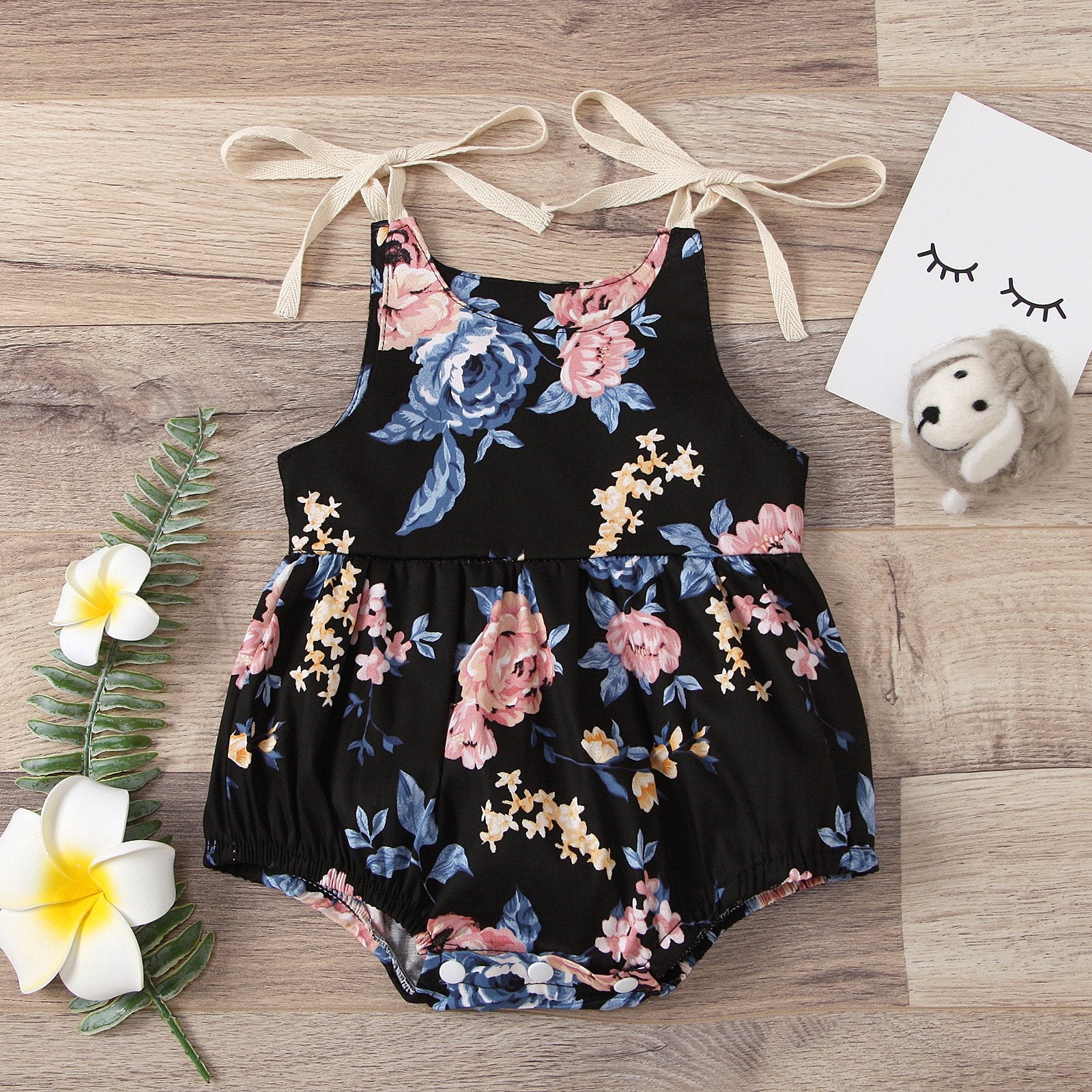 Baby Girl Floral Romper Pawlulu