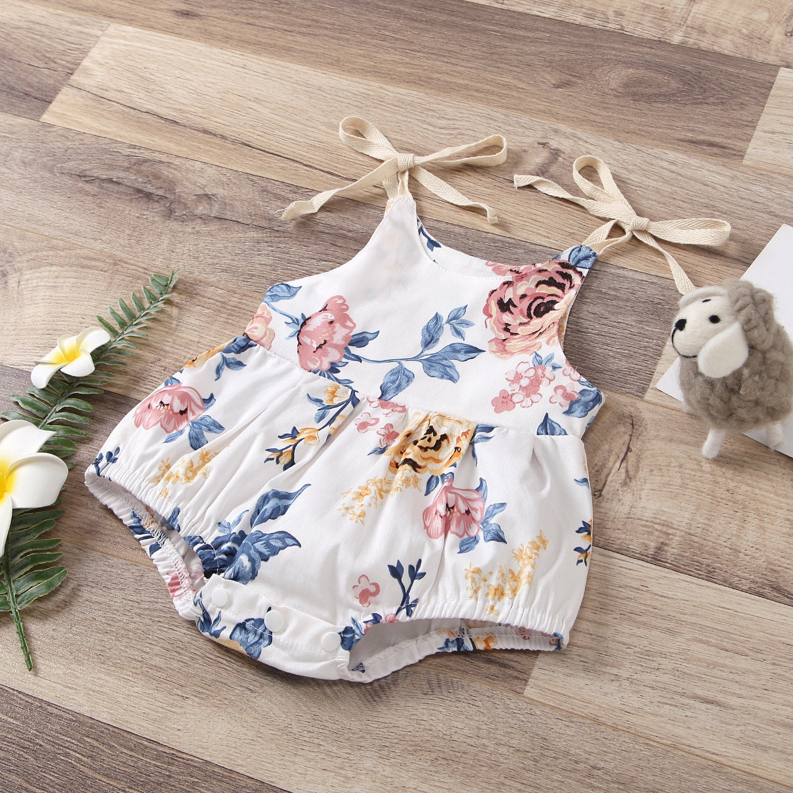 Baby Girl Floral Romper Pawlulu