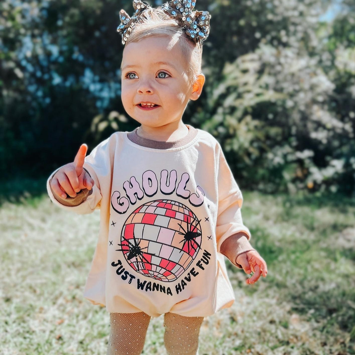 Baby Ghouls Cotton Romper pawlulu
