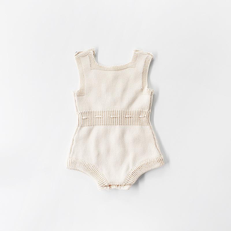 Baby Knitted Dot Romper Pawlulu