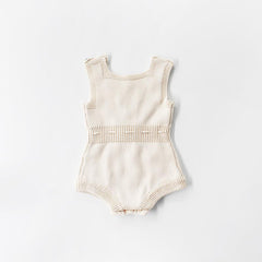 Baby Knitted Dot Romper Pawlulu