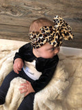 Baby 3D Big Bowknot Leopard Headband pawlulu