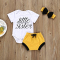 3-piece Baby Littler Sister Suit pawlulu