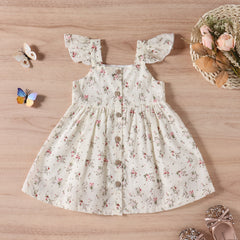 Toddler Flora Dress Pawlulu