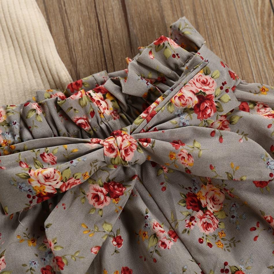 3-piece Baby Flower Cotton Suit pawlulu