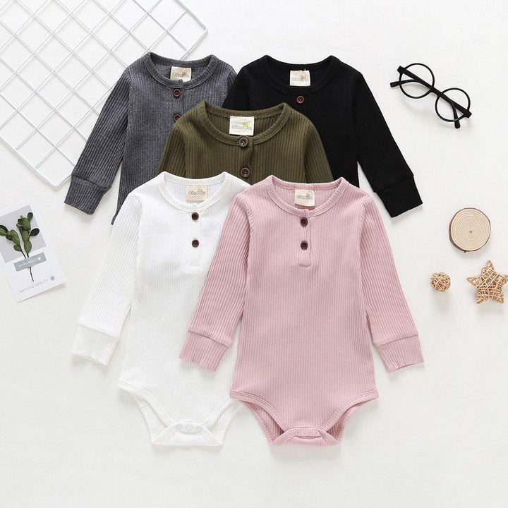 Baby Solid Color Romper Pawlulu