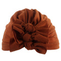 Children's hat soft knitted cloth bow pawlulu