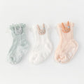 3-Pairs Baby Thin Mesh Anti-slip Socks pawlulu