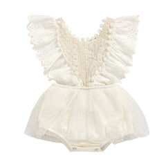 Baby Girl Lace Romper pawlulu