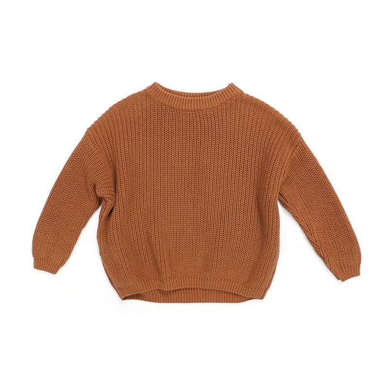 Baby Solid Color Sweater Pawlulu