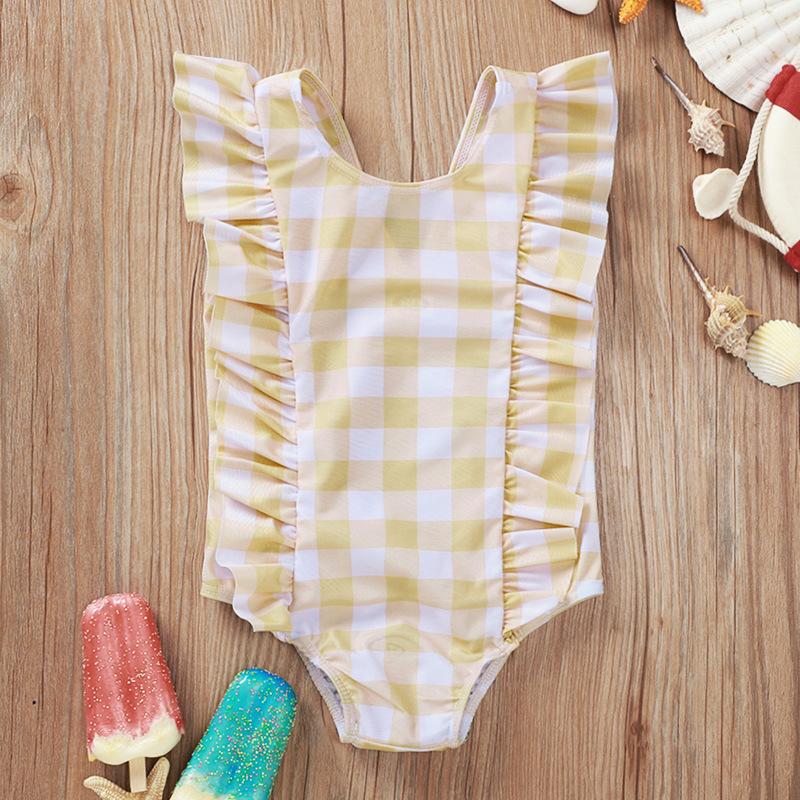 Baby Girl Lace One-piece Swimsuit Pawlulu