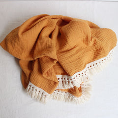 Baby Tassel Blanket Air-Conditioning Quilt Pawlulu