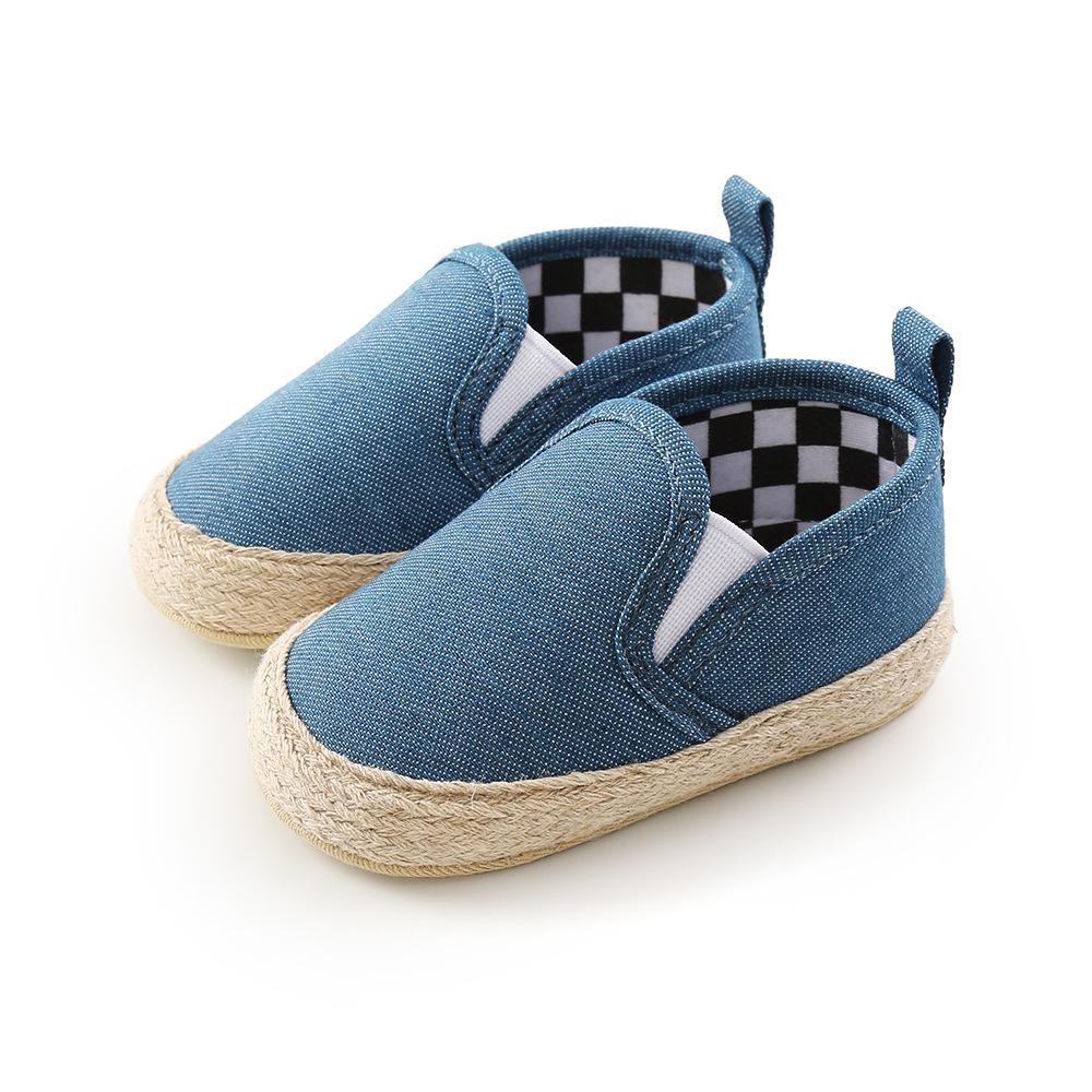 Baby Plaid Soft Sole Floor Shoes Pawlulu