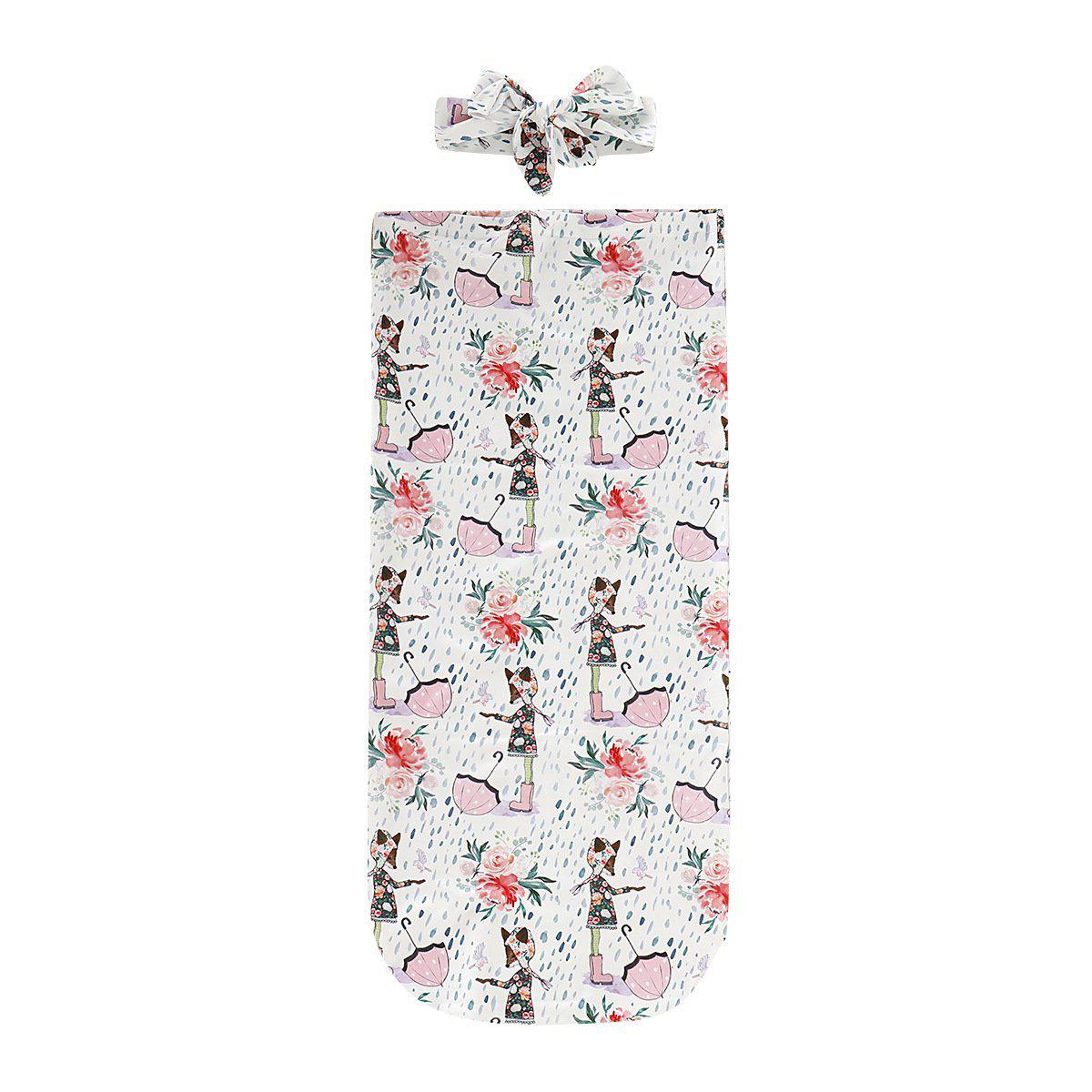 Flower Printed Children's Cloth Head pawlulu