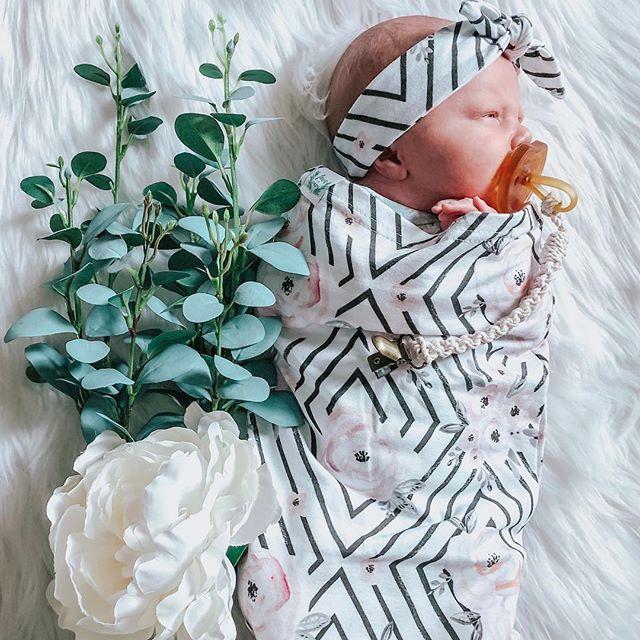 Flower Printed Children's Cloth Head pawlulu
