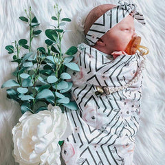 Flower Printed Children's Cloth Head pawlulu