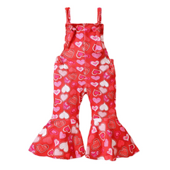 Toddler Valentine's Day Heart Jumpsuit Pawlulu