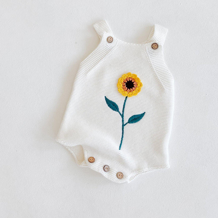 Baby Girl Flower Romper Pawlulu