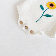 Baby Girl Flower Romper Pawlulu