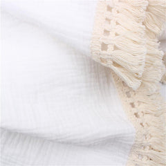 Baby Tassel Blanket Air-Conditioning Quilt Pawlulu