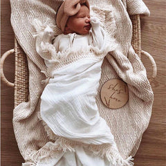 Baby Tassel Blanket Air-Conditioning Quilt Pawlulu