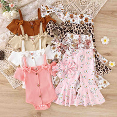 Baby Girls Flared Set Pawlulu