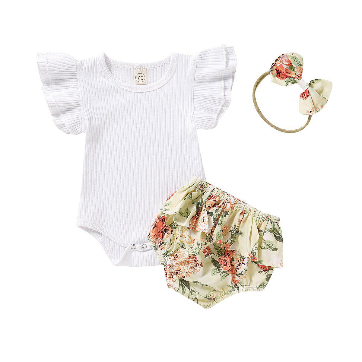 Baby Girl Floral Rompers Suits – Pawlulu