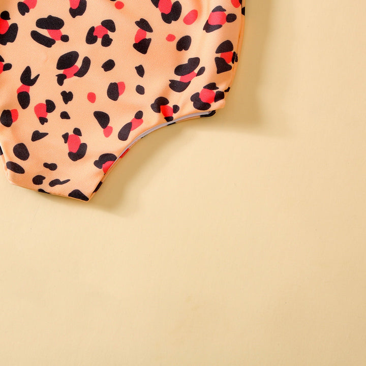 2-piece Leopard Print Swimsuit Pawlulu