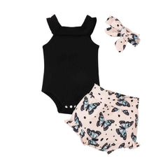 3-piece Baby Ribbed Set Pawlulu