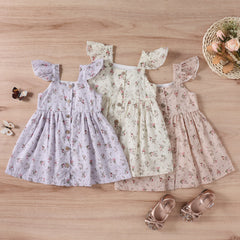 Toddler Flora Dress Pawlulu