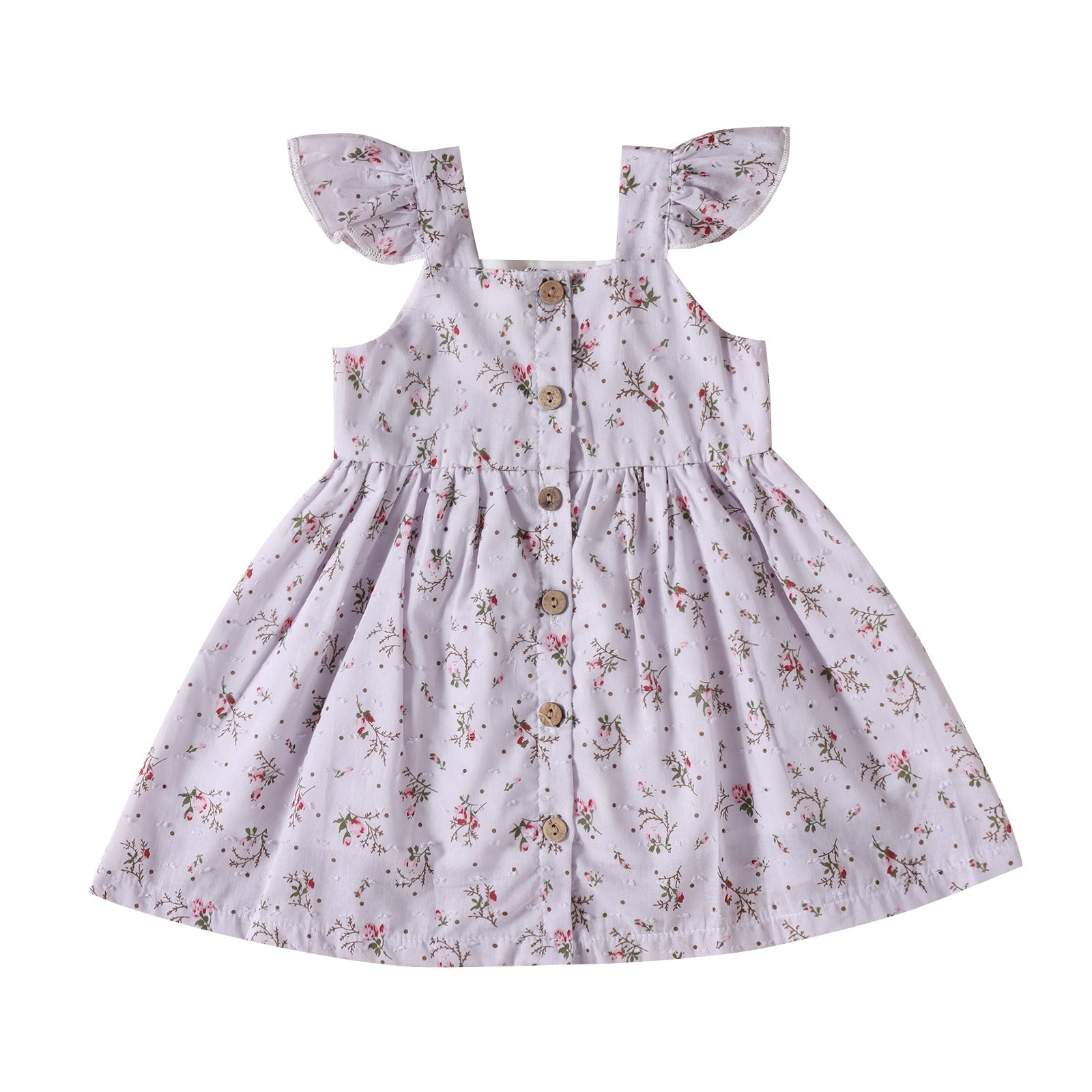 Toddler Flora Dress Pawlulu