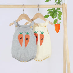 Baby Knitting Carrot Romper pawlulu