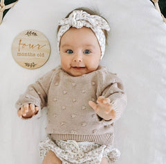 Baby Knit Ball Sweater pawlulu