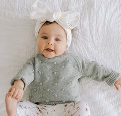 Baby Knit Ball Sweater pawlulu